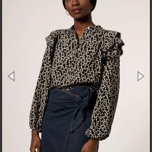 FRNCH long sleeve blouse